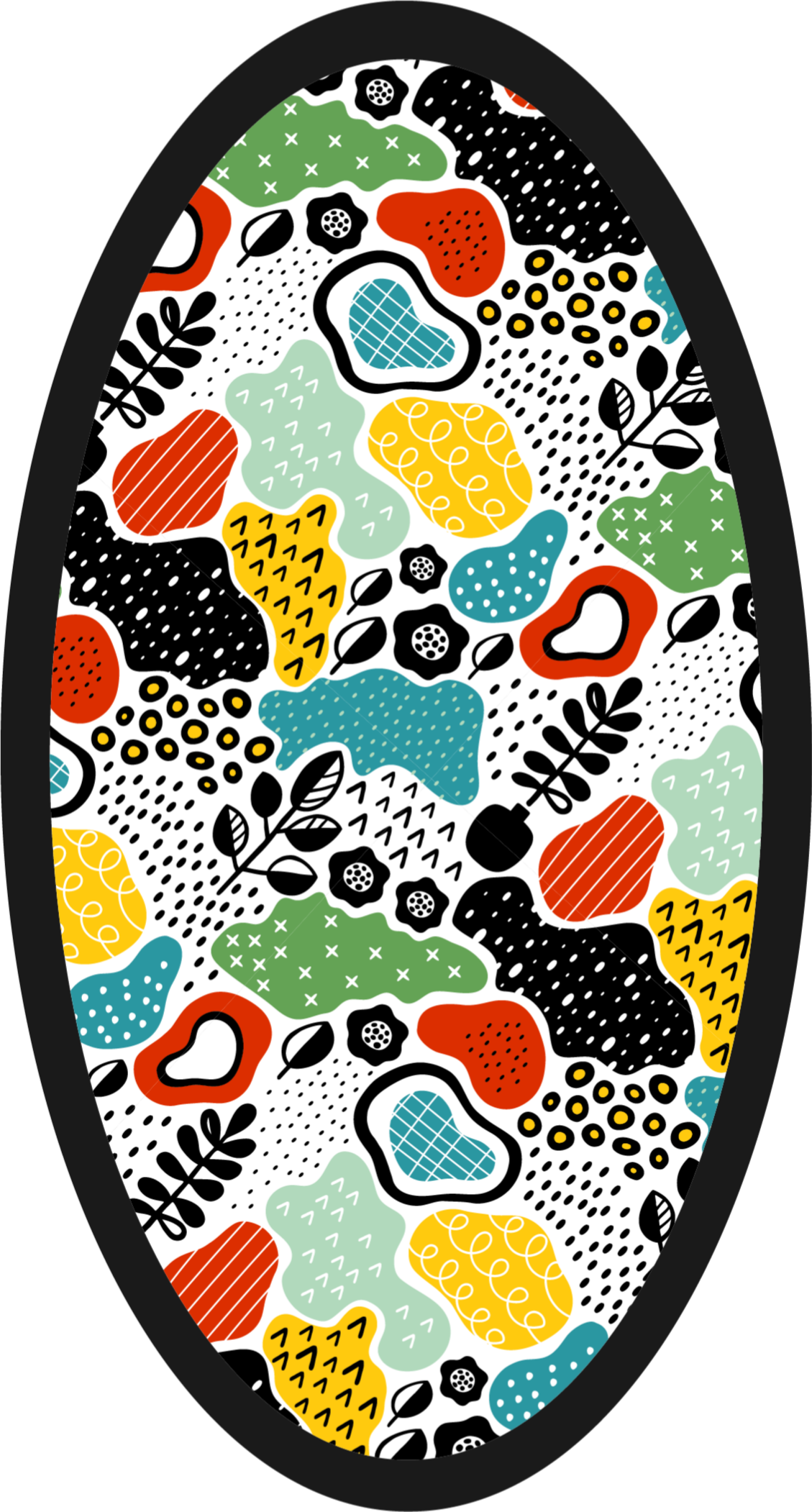 フォトミュラルネイチャー カラフルな自然の模様 - TENSTICKERS