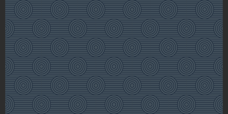 幾何学的な ビニールマット 幾何学的な円形のモチーフ - TENSTICKERS