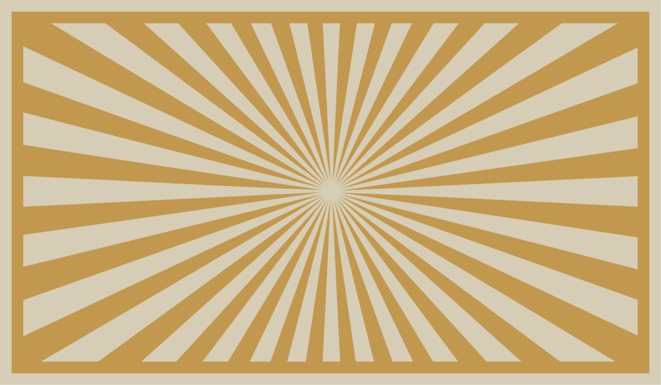 幾何学的な ビニールマット 放射状バーストパターン - TENSTICKERS