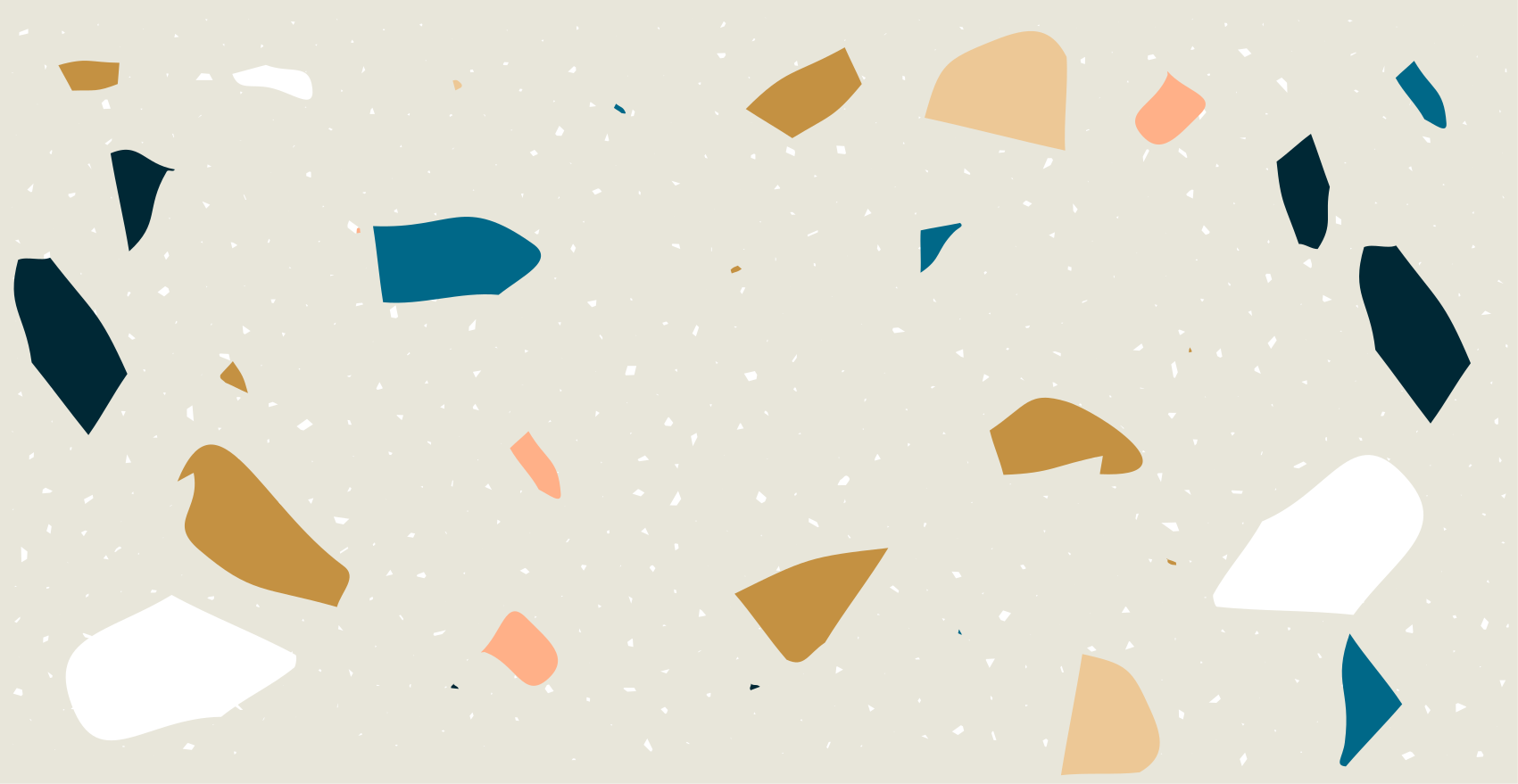 幾何学的な ビニールマット テラゾースプラッシュ - TENSTICKERS