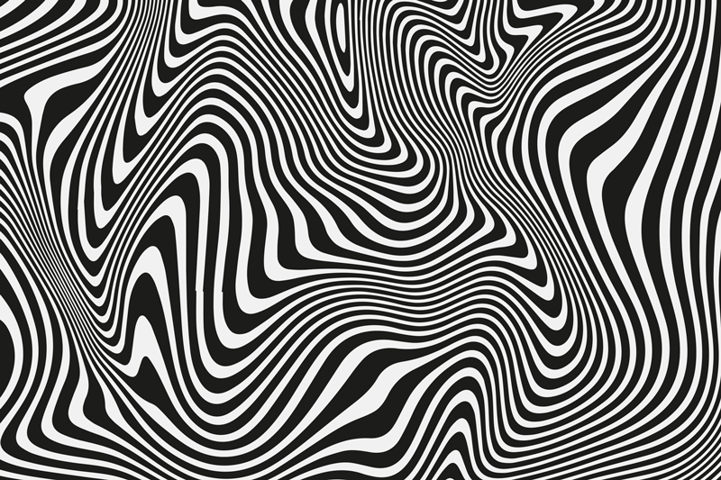 ゼブラ3dエフェクトアニマルプリントビニールラグ - TENSTICKERS