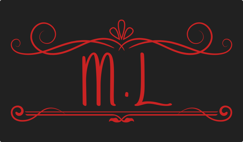 名前 ビニールマット モノグラムエレガンス - TENSTICKERS