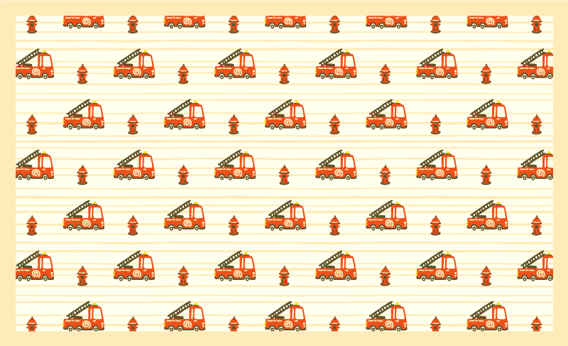 壁画 モアチルドレン 遊び心のある交通テーマ - TENSTICKERS