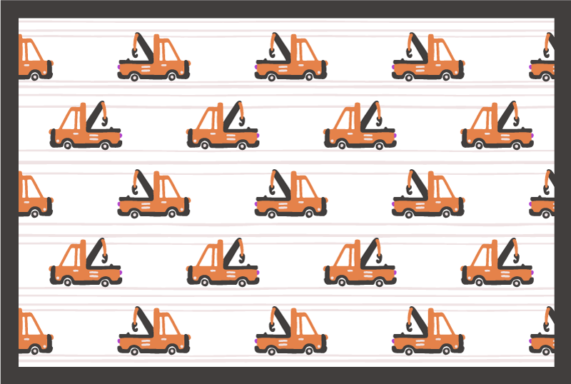 壁画 モアチルドレン おもちゃの鶴の模様 - TENSTICKERS