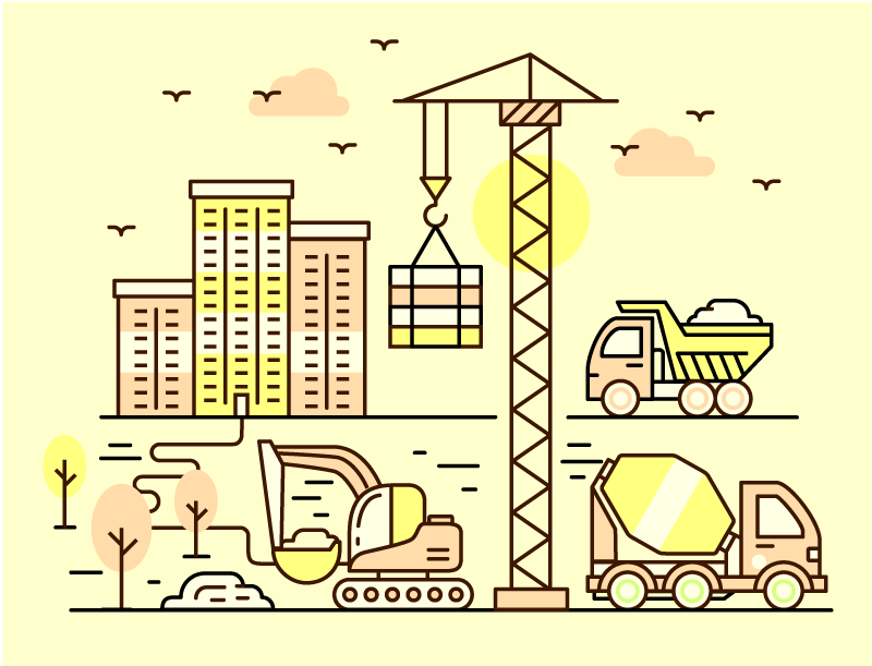 壁画 モアチルドレン 都市建設 - TENSTICKERS