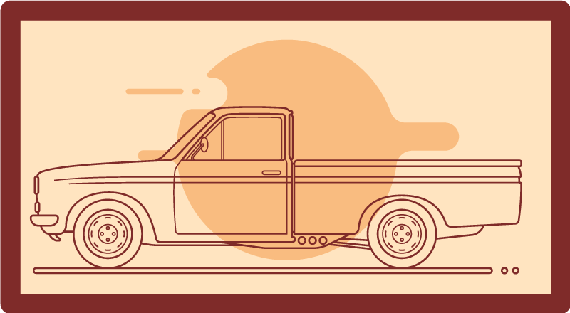 子供 ビニールマット おもちゃの車のイラスト - TENSTICKERS