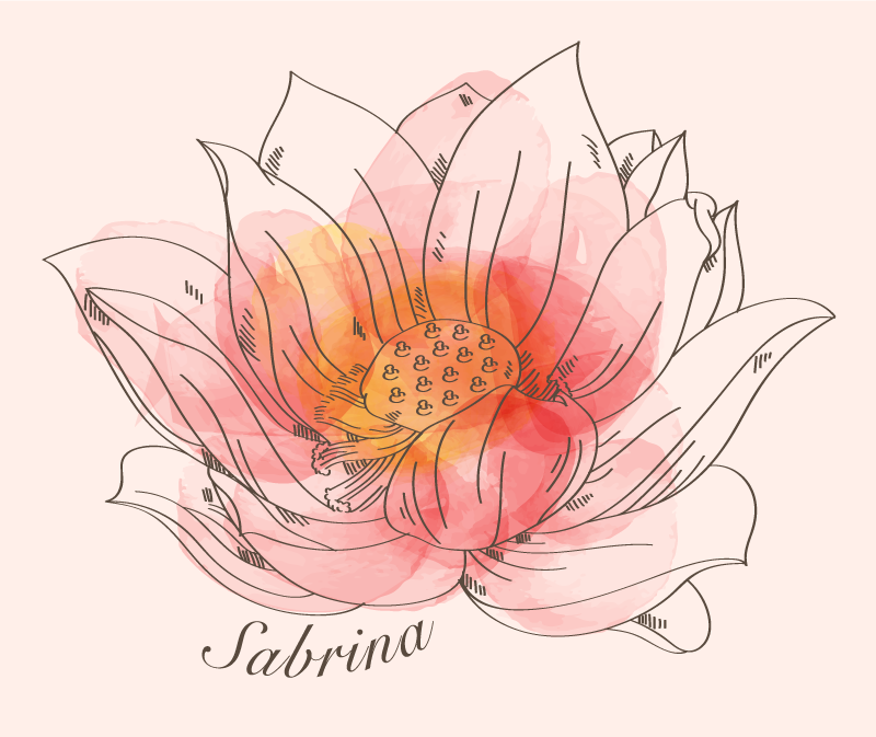 名前 ビニールマット カスタマイズ可能なロータス - TENSTICKERS