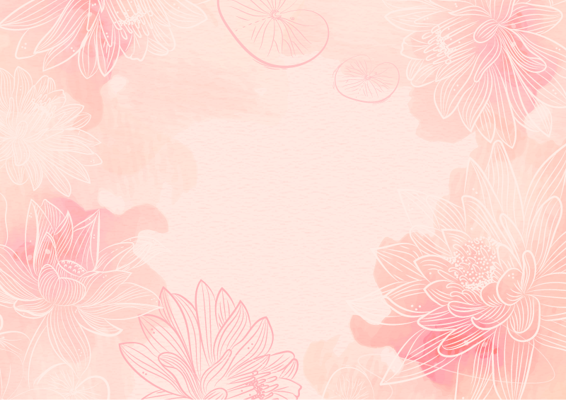 花と植物の壁画 花の静けさ - TENSTICKERS