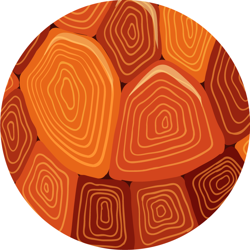 テクスチャー ビニールマット 有機的な輪郭 - TENSTICKERS