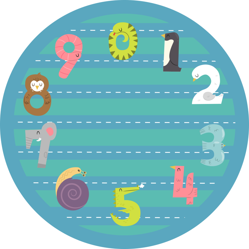 子供 ビニールマット 円形レーストラック - TENSTICKERS