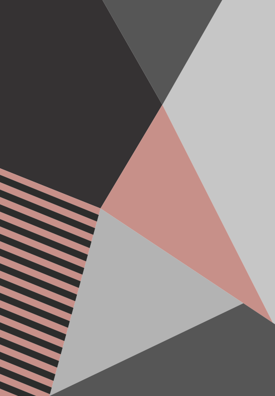 現代のビニールマット三角形の幾何学模様 - TENSTICKERS