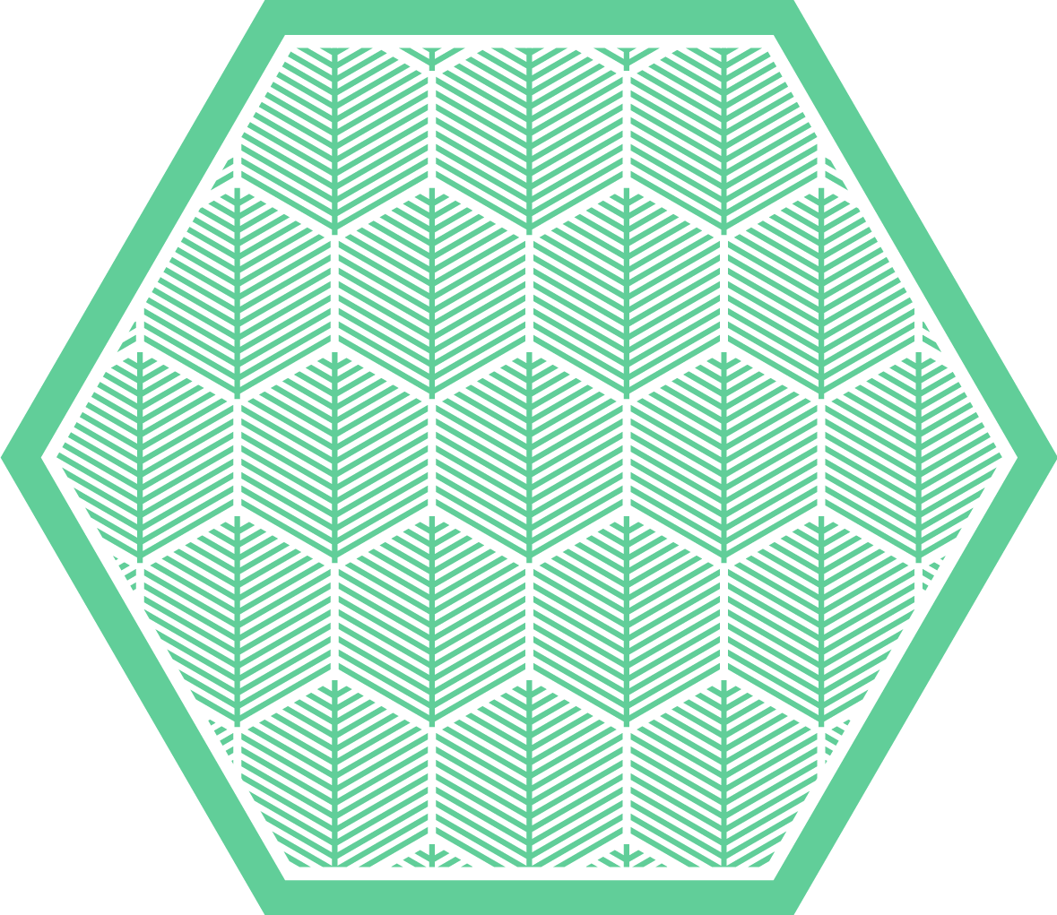 花と植物の壁画 植物幾何学 - TENSTICKERS