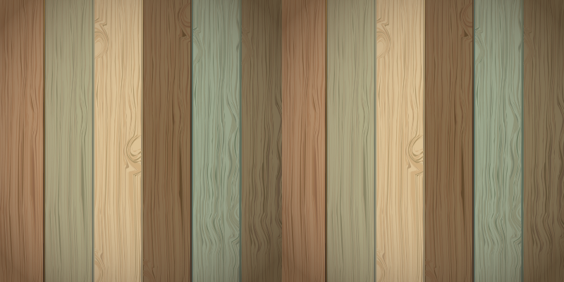 木効果 ビニールマット 多色の板 - TENSTICKERS