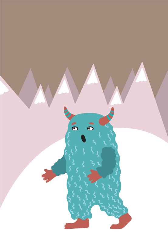 壁画 モアチルドレン 北欧のモンスターキャラクター - TENSTICKERS