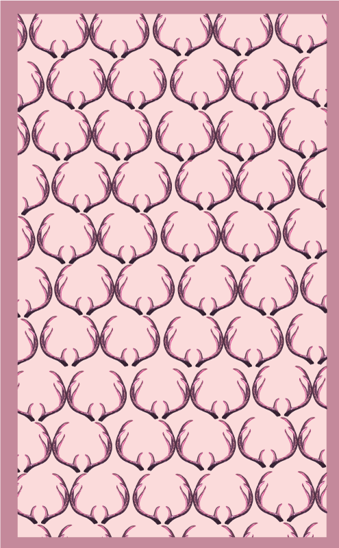 スカンジナビア ビニールマット エレガントな角のデザイン - TENSTICKERS