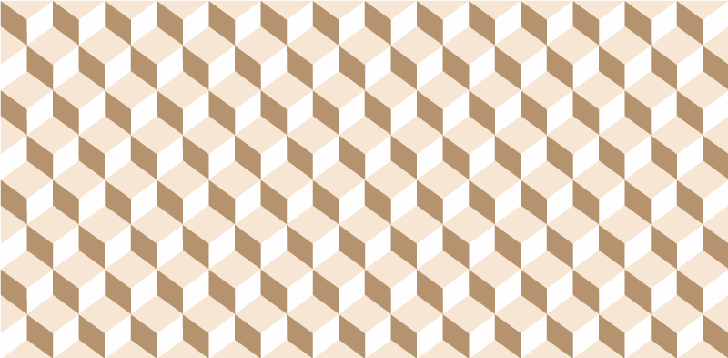 モダンキューブベイジャモダンラグ - TENSTICKERS