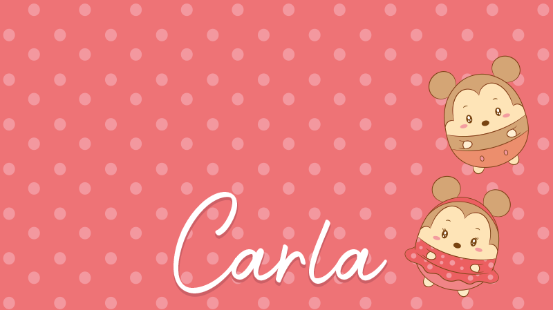 壁画 モアチルドレン 名前入りのベビーマウス - TENSTICKERS