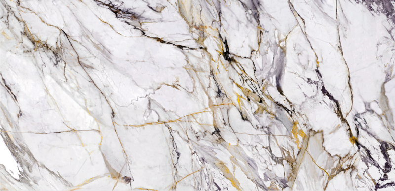 大理石ビニールラグエレガントなグレーの筋模様 - TENSTICKERS