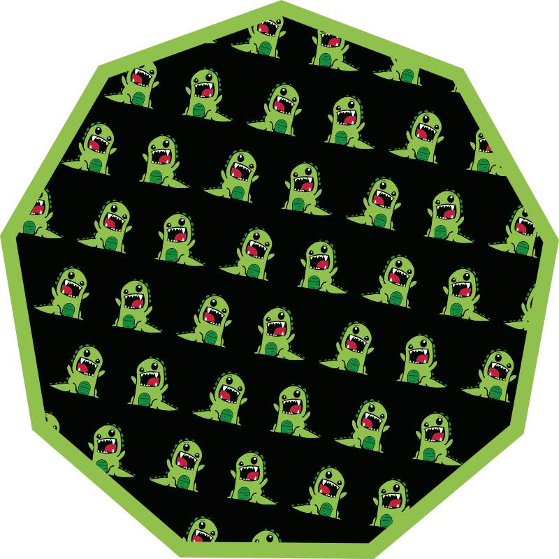 子供 ビニールマット キャラクター柄 - TENSTICKERS