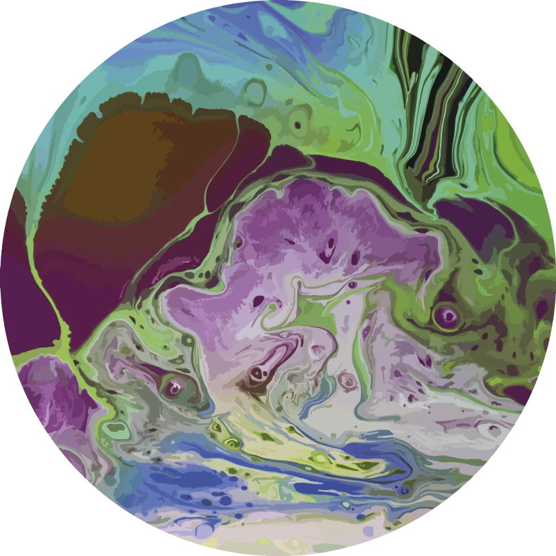 テクスチャー ビニールマット 渦巻き模様のカラー - TENSTICKERS