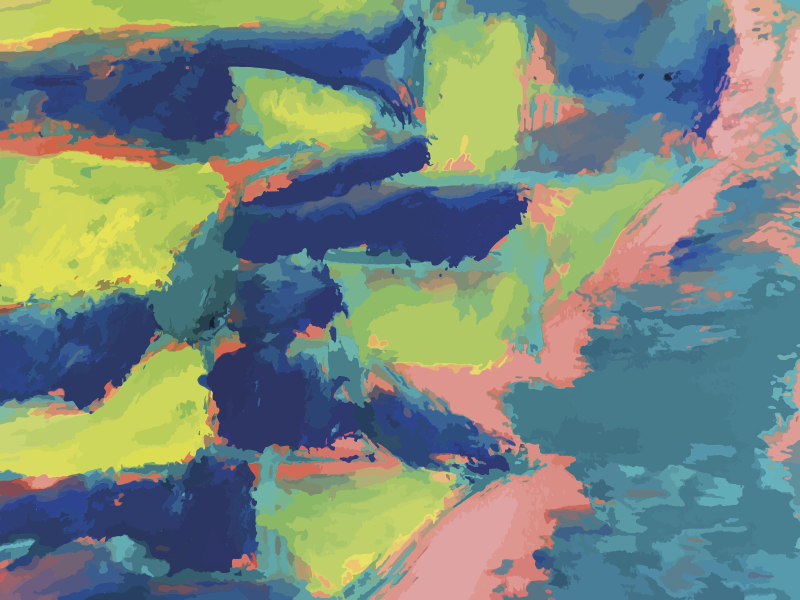 現代のビニールマット抽象色セクション - TENSTICKERS