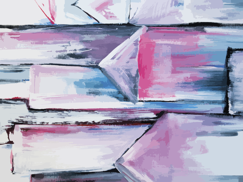 その他のテクスチャーの壁画抽象的な色の層 - TENSTICKERS