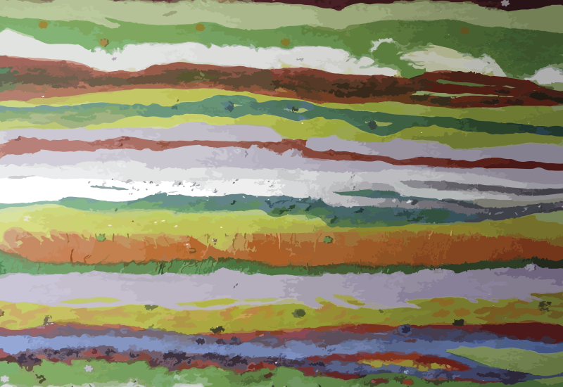 縞模様のビニールマット 鮮やかな塗装色 - TENSTICKERS