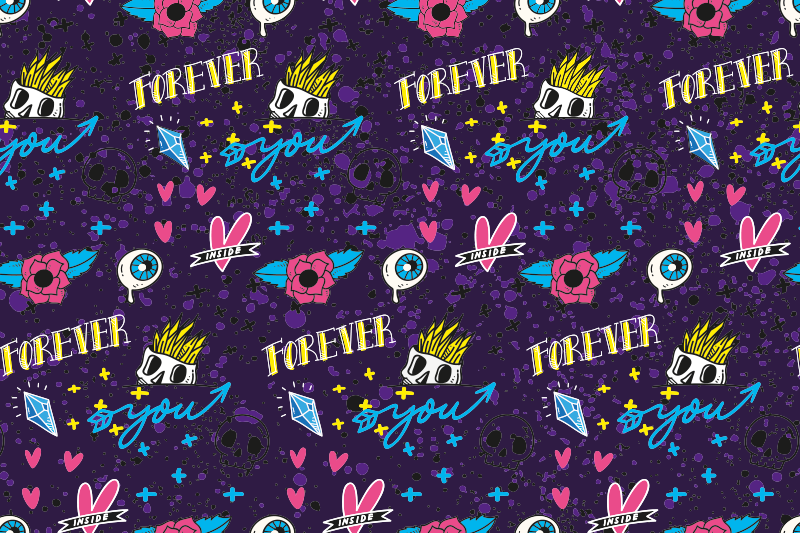 十代の若者たち ビニルマット あなたのデザインを永遠に - TENSTICKERS