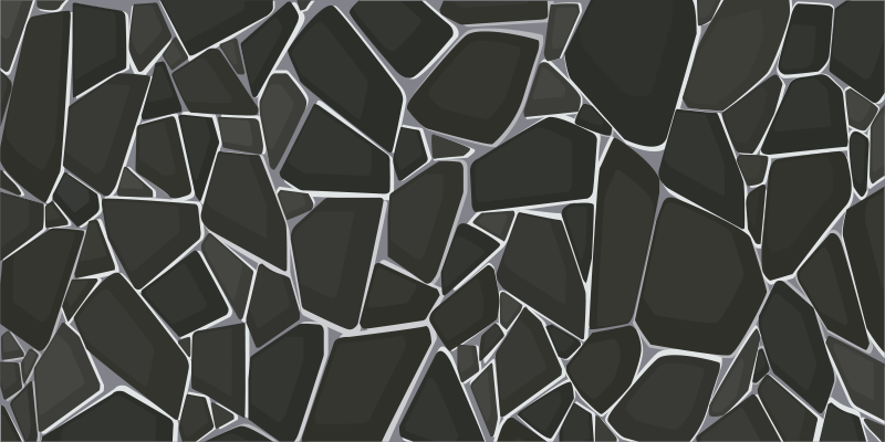 石の効果 ビニールマット エレガントな小石模様 - TENSTICKERS