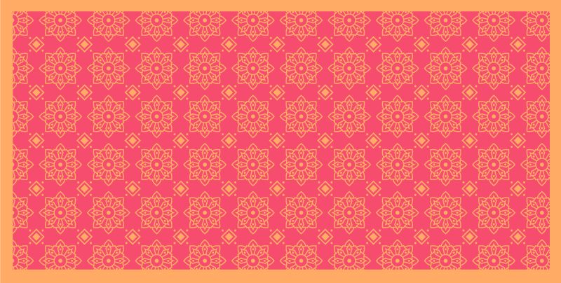 リビングルーム ビニールマット 洗練されたピンクタイル - TENSTICKERS