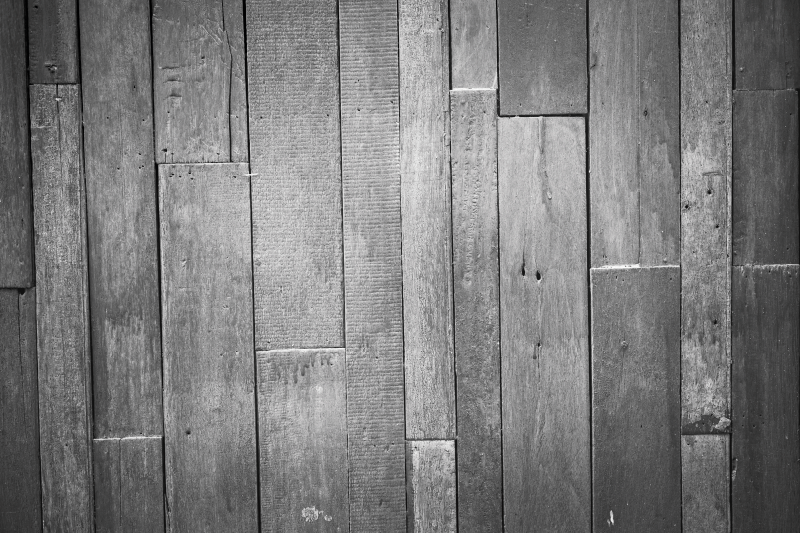 木効果 ビニールマット モダンなグレー仕上げ - TENSTICKERS