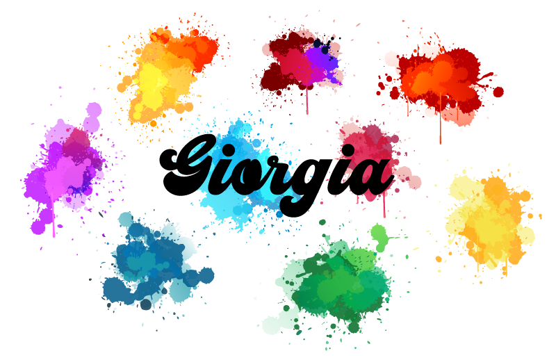 十代の若者たち ビニルマット 円形デザインと飛び散る色彩 - TENSTICKERS