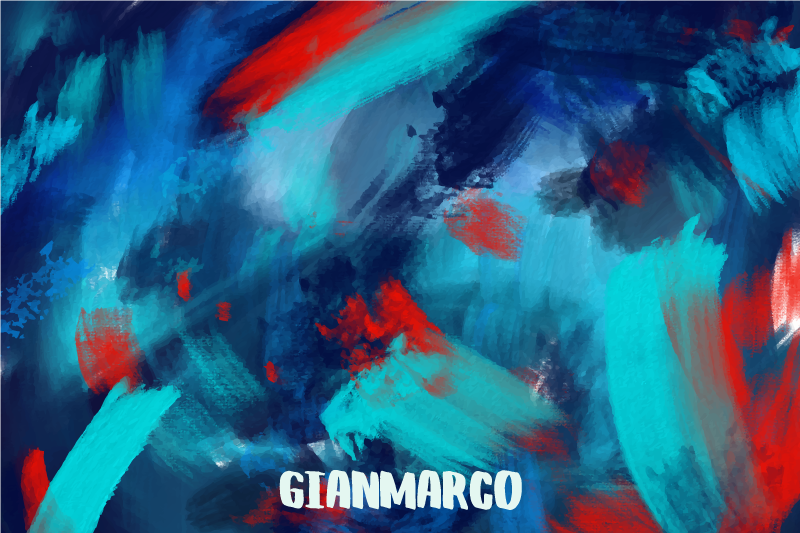 名前 ビニールマット 抽象カラーバースト - TENSTICKERS