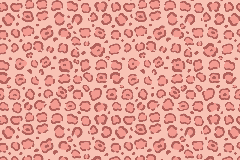 動物柄ビニールマットヒョウの水玉 - TENSTICKERS