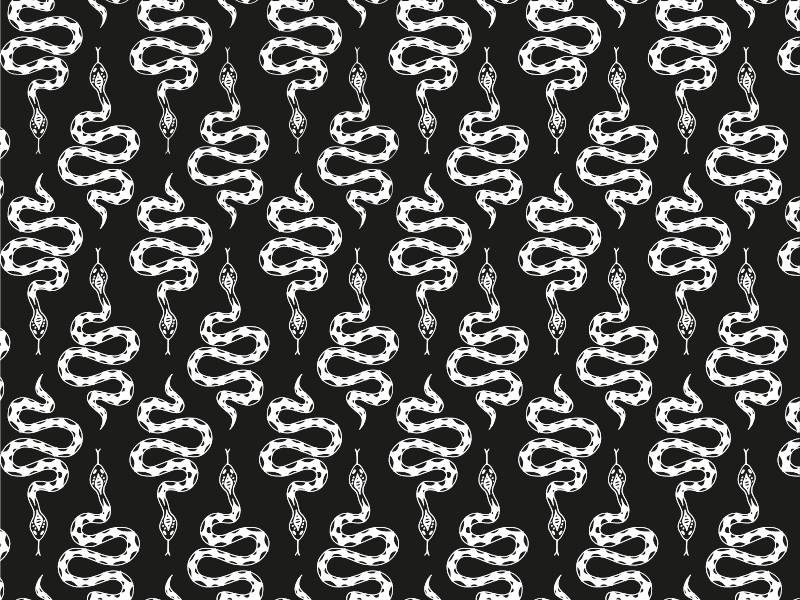 動物 ビニールマット おしゃれなヘビの模様 - TENSTICKERS