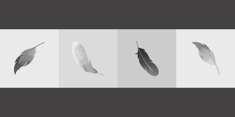 動物 ビニールマット 羽根のミニマリズム - TENSTICKERS