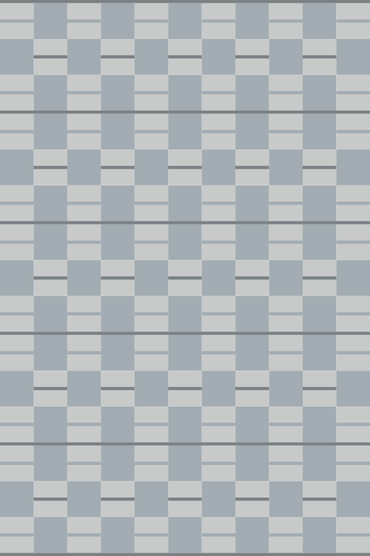 リビングルーム ビニールマット グレーの模様の四角形 - TENSTICKERS