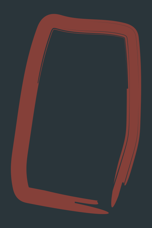 リビングルーム ビニールマット スタイリッシュな抽象形状 - TENSTICKERS