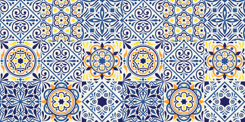 異なるタイルはキッチンの床タイルに影響を与えます - TENSTICKERS