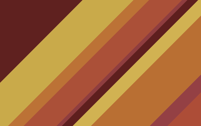 ビンテージ ビニールマット 暖かいレトロストライプ - TENSTICKERS