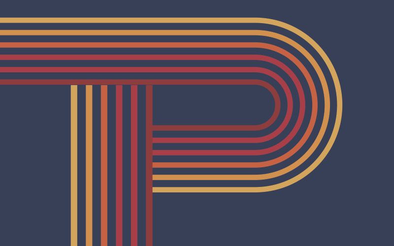 幾何学的なビニールマット カラフルラインオーバーレイ - TENSTICKERS