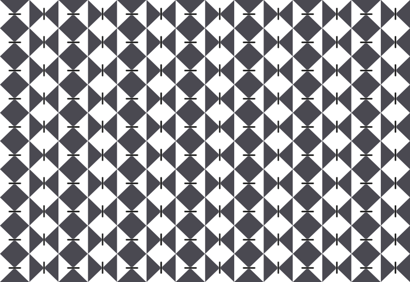 幾何学的なビニールマット モダンダイヤモンドパターン - TENSTICKERS