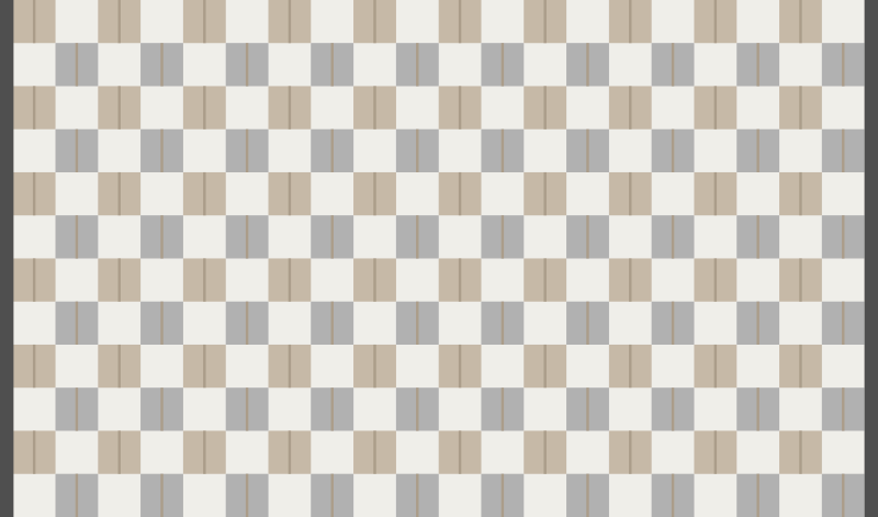 幾何学的なビニールマット チェス柄 - TENSTICKERS