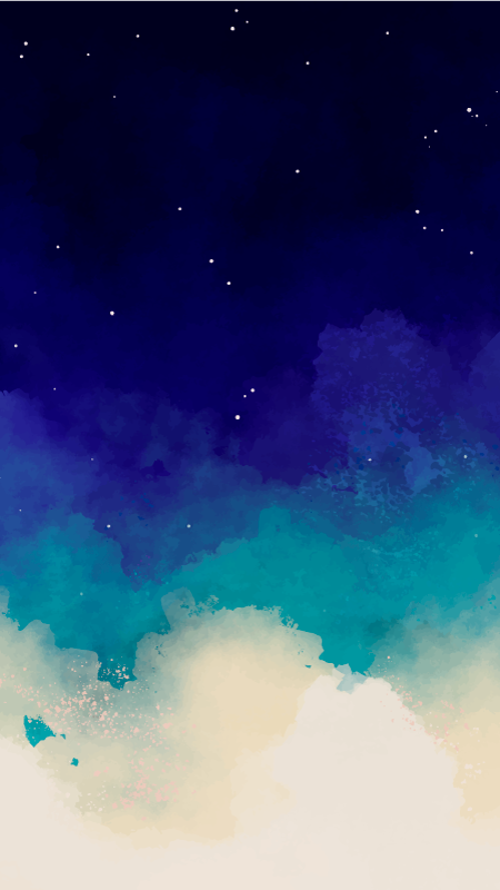 夜空北欧のビニール絨毯 - TENSTICKERS