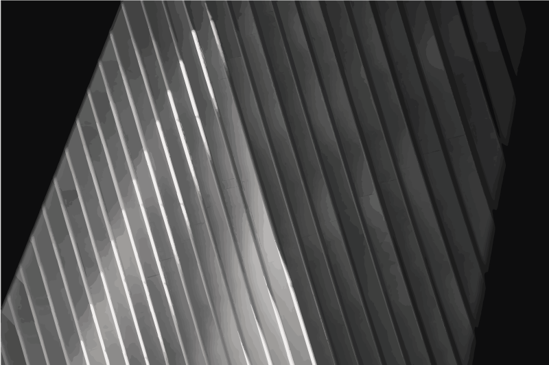 木効果 ビニールマット スタイリッシュストライプ表面 - TENSTICKERS