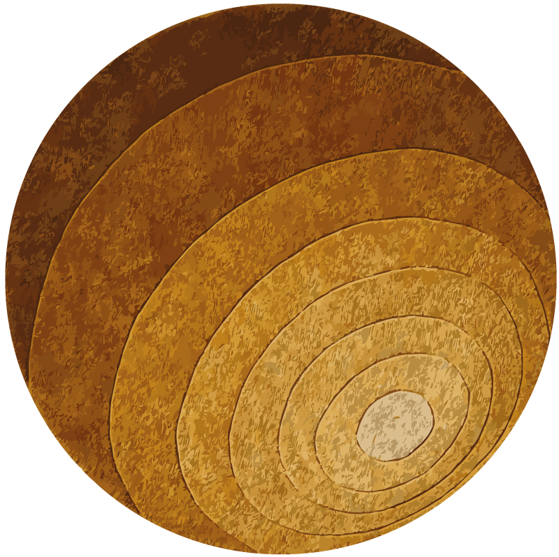 木効果 ビニールマット 自然の層 - TENSTICKERS