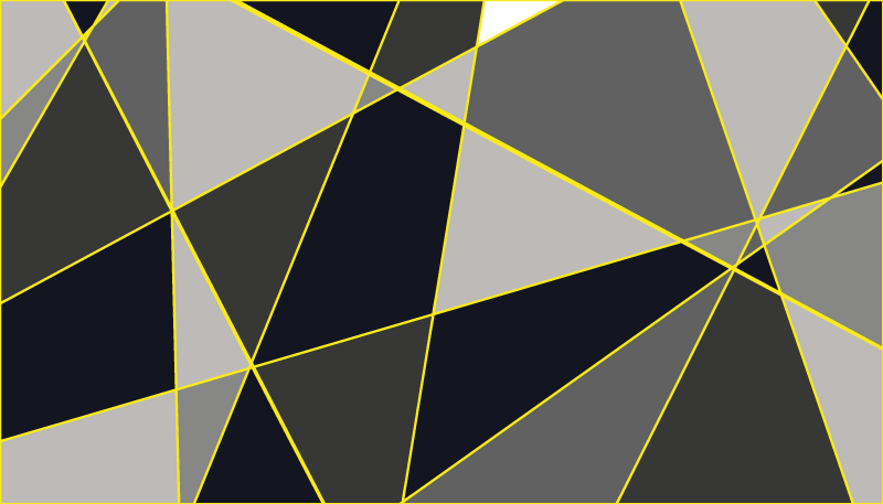 灰色の三角形のパターン北欧のビニールの敷物 - TENSTICKERS