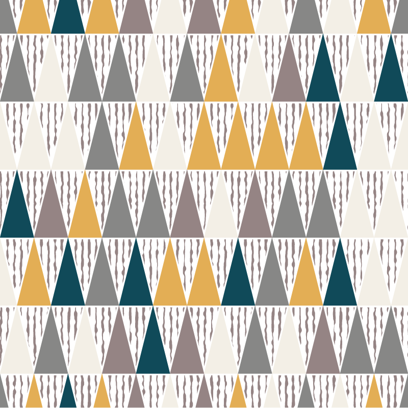 幾何学的なビニールマット三角色分けセグメント - TENSTICKERS