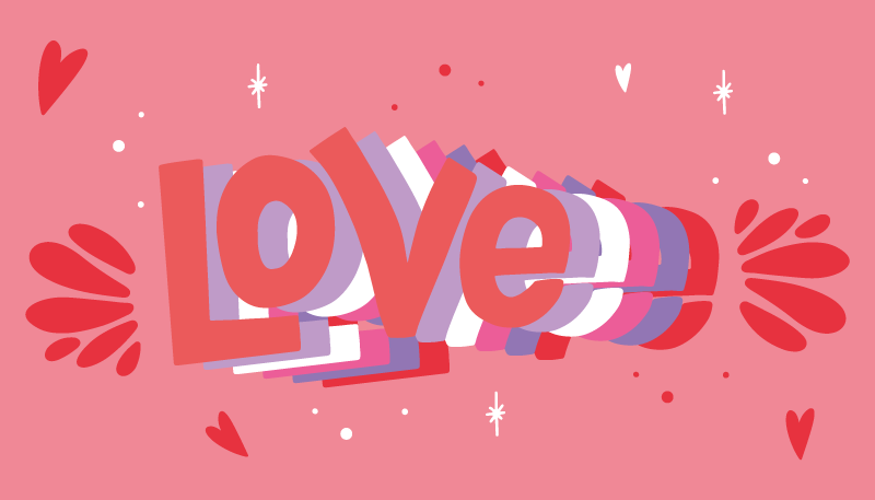 フレーズ ビニールマット グルービーラブレター - TENSTICKERS