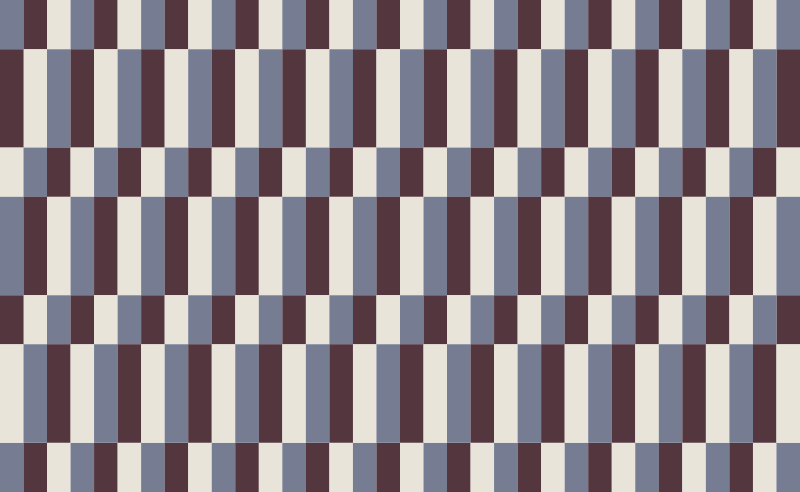 縞模様のビニールマット カラーブロック - TENSTICKERS